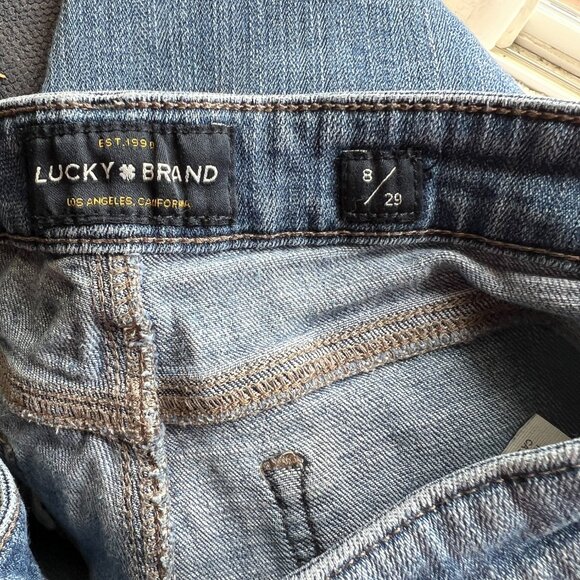 Lucky Jeans Ava Crop Denim Sz 8 /26 - Picture 3 of 4